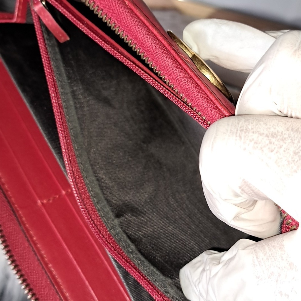 Gucci GG Marmot Zip Around Wallet  EUC - Picture 9 of 17